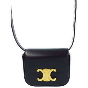 Celine Claude Triomphe calfskin leather Shoulder Bag